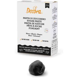 Pasta Di Zucchero Nera Per Copertura E Dettagli 700 G Decora