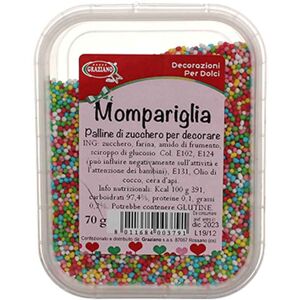 Graziano Mompariglia Palline Di Zucchero Colorate Per Decorare 70 G