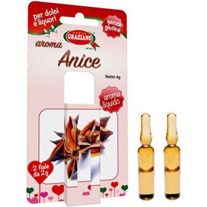 Graziano Aroma Liquido Per Dolci Gusto Anice 4g 2 Fialette