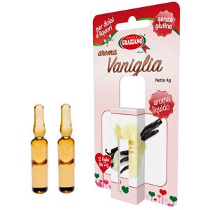 Graziano Aroma Liquido Per Dolci Gusto Vaniglia 4g 2 Fialette