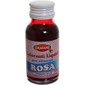 Graziano Colorante Liquido Concentrato Per Alimenti Rosa 35 G