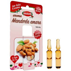 Graziano Aroma Liquido Per Dolci Gusto Mandorla Amara 4g 2 Fialette