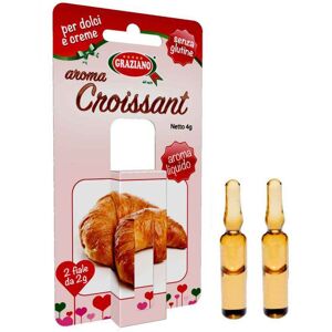 Graziano Aroma Liquido Per Dolci Croissant Cornetto 4g 2 Fiale