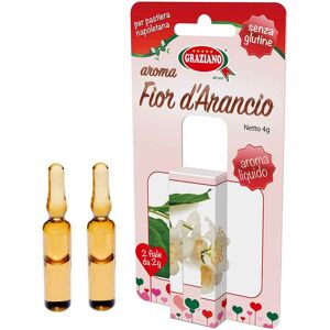 Graziano Aroma Liquido Per Dolci Gusto Fiori D'Arancio 4g 2 Fialette