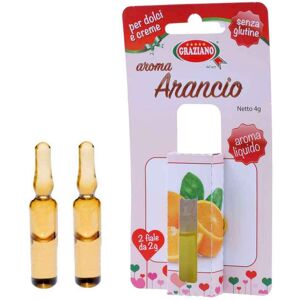 Graziano Aroma Liquido Per Dolci Gusto Arancio 4g 2 Fialette