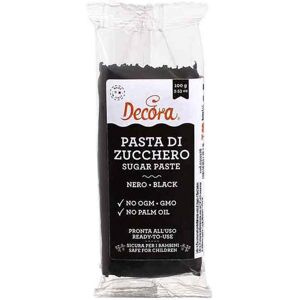 Pasta Di Zucchero Nera Per Copertura 100 G Decora