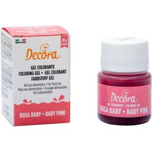 Colorante In Gel Per Alimenti Colore Intenso Rosa Baby 28 G Decora