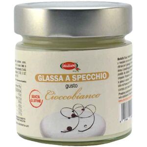 Graziano Glassa A Specchio Pronta All'Uso Gusto Cioccobianco 300 G Senza Glutine