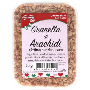 Graziano Granella Di Arachidi Tostate Per Decorare 50 G