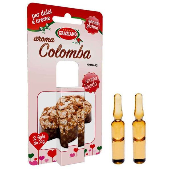 graziano aroma liquido per dolci gusto colomba 4g 2 fialette