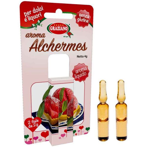 graziano aroma liquido per dolci gusto alchermes 4g 2 fialette