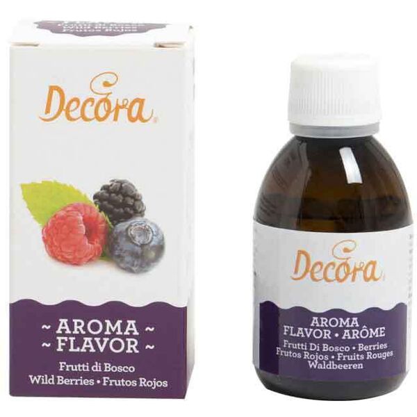 aroma liquido per dolci gusto frutti di bosco flaconcino da 50 g decora