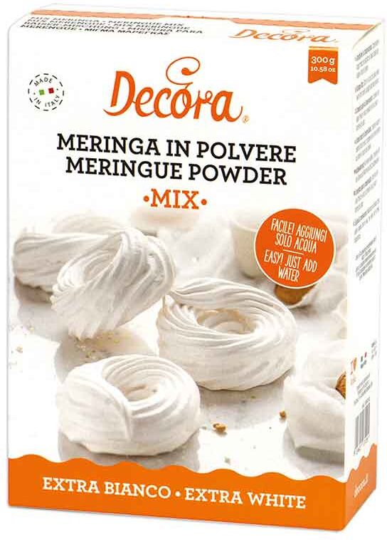 Preparato In Polvere Per Meringhe Bianco 300 G Decora