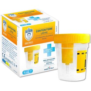 Dr Protect Contenitore Urine Sterile Da 120 Ml Con Dispositivo Di Prelievo E Tappo A Vite