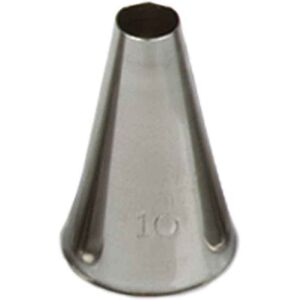 Decora Beccuccio Cornetto Tondo 10 In Acciaio Inox Ø1,7 X 3 Cm