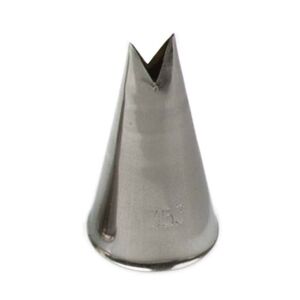 Decora Beccuccio Cornetto Foglia 353 In Acciaio Inox Ø2,5 X 4,5 Cm