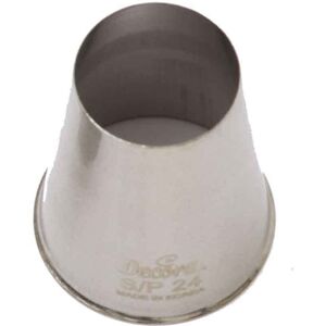 Decora Beccuccio Cornetto Tondo Grande 24 In Acciaio Inox Ø3,5 X 5 Cm