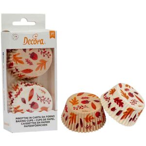 36 Pirottini Per Muffin In Carta Autunno Decora Ø 5 Cm