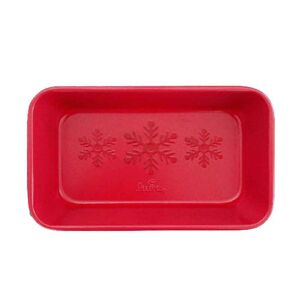 Decora Stampo Plumcake In Metallo Antiaderente Rosso Natale 24 X 14 X H 6,5 Cm