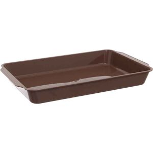 Erremme Contenitore Per Tiramisù In Plastica Riutilizzabile Marrone 36x23,2cm