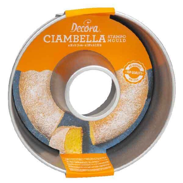 decora stampo rotondo per ciambella antiaderente Ø20 x h 7,5 cm