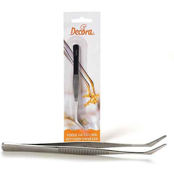 decora pinza da cucina piccola in acciaio inox lunghezza 11,5 cm