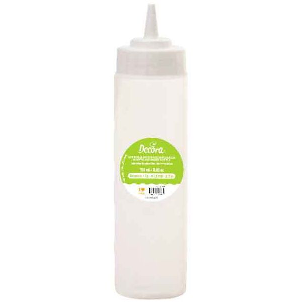 decora dispenser dosatore in plastica 350ml con beccuccio fine Ø2,8mm