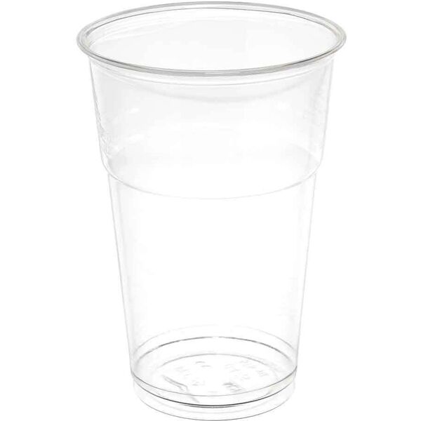 ilip 50 bicchieri kristal monouso in plastica pet trasparente 575ml