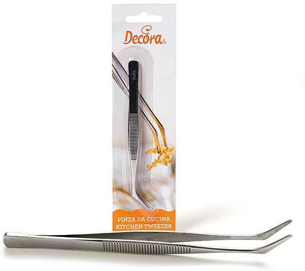 decora pinza da cucina piccola in acciaio inox lunghezza 11,5 cm