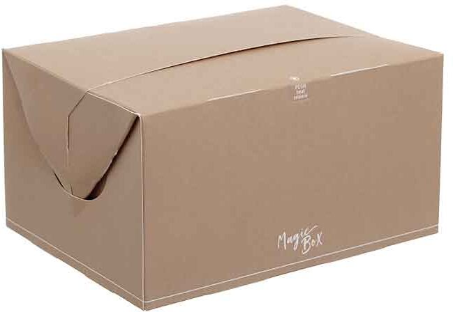 byo 50 contenitori take away in cartoncino e pe 1600ml 16x12xh8,5cm