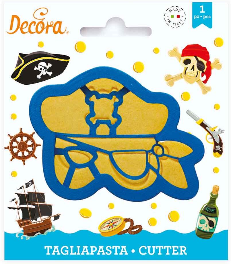 Decora Cutter Tagliapasta In Plastica Maschera Pirata