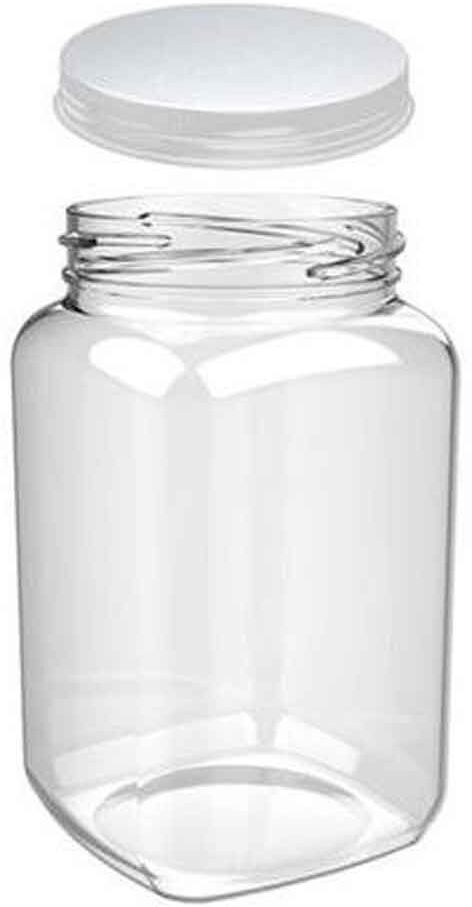 Goldplast Vasetto Jar Barattolo In Plastica Infrangibile Con Tappo In Metallo 460cc