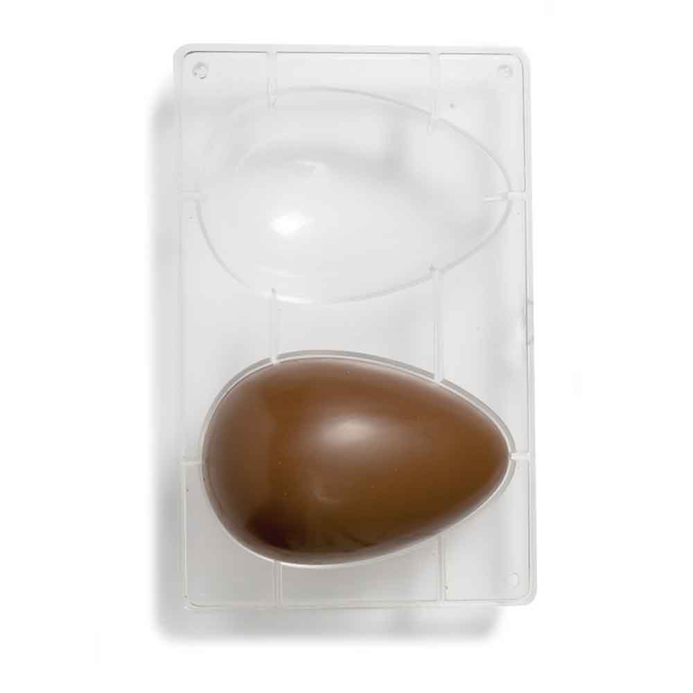 Decora Stampo Per Uova Di Cioccolato Da 130g In Policarbonato 2 Cavità