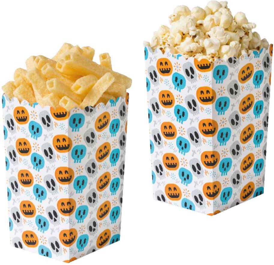 Decora 6 Party Box Halloween In Cartoncino Antigrasso 7 X 7 X 14 H Cm