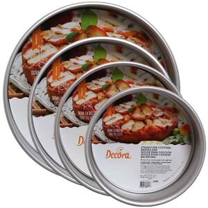 Decora Stampo Da Forno Rotondo In Alluminio Anodizzato H 5 Cm