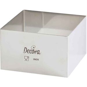 Decora Coppapasta Quadrato In Acciaio Inox 8 X 8 X 4,5h Cm