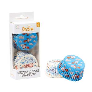 Decora 36 Pirottini In Carta Decoro Spazio Per Cottura Muffin Ø5 X H 3,2 Cm