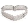 Decora Forma Cuore Microforata Fascia In Acciaio Inox 10 X 9 X 2 H Cm