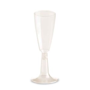 Poloplast 20 Flutes Di Plastica Pla Compostabile Gambo Basso