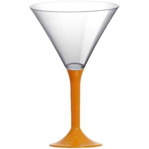 Goldplast 20 Coppe Aperitivo Martini Riutilizzabili In Plastica Color Mango 185ml