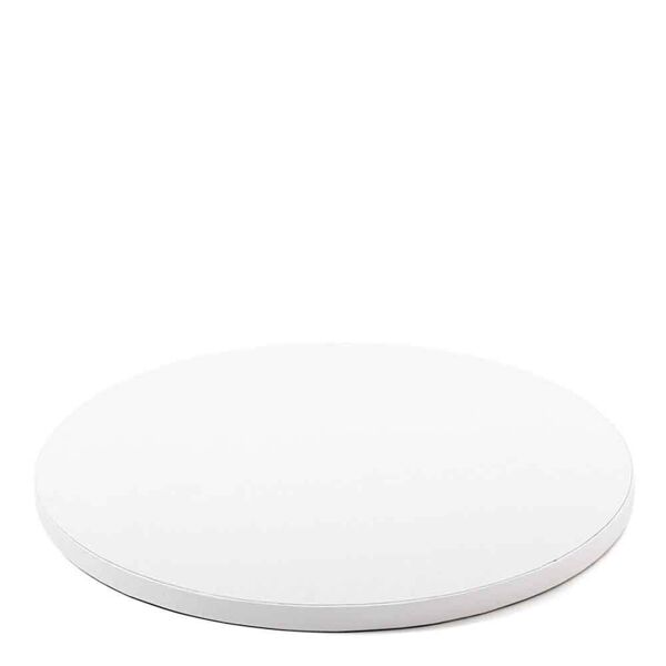 decora cakeboard vassoio sottotorta rotondo rivestito bianco Ø40 h 1,2 cm