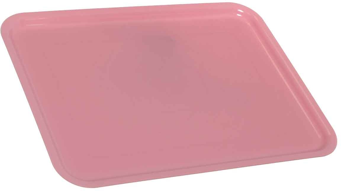 poloplast vassoio da servizio paperino 30x40 cm in plastica rigida rosa