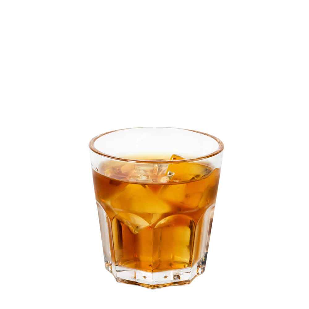 goldplast 8 bicchieri cocktail bassi mini drink policarbonato trasparente 160ml