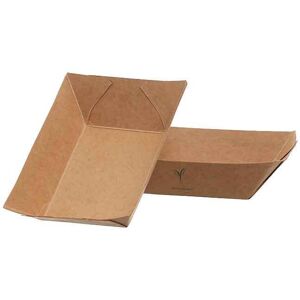 Byo 50 Vaschette Monoporzione Finger Food In Carta Compostabile 10,5x7 Cm