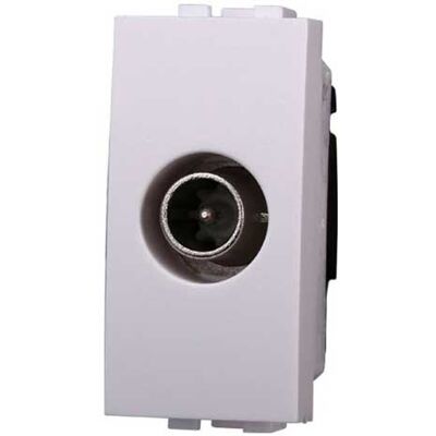 ETTROIT LB2253 - Presa passante TV - Bianco - Connettore antenna ETTROIT LB2253 - Presa passante TV - Bianco - Connettore antenna