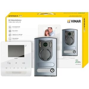 Vimar Elvox Kit Videocitofonico Duefili Plus Mono/bifamiliare A Colori Display 3.5