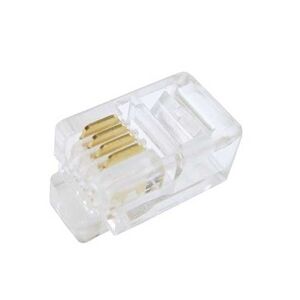 Fanton Spina Modulare Plug 4/4 Rj10 Cat.3 Con Contatti Dorati  22280