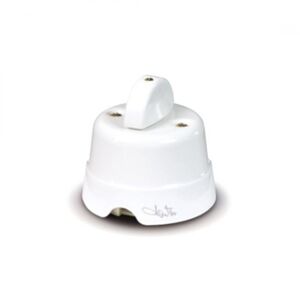 Fanton Interruttore - Deviatore In Ceramica 10ax 250v Colore Bianco  84001