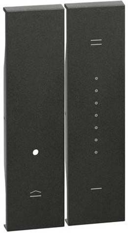 BTicino Cover  Living Now Per Dimmer 2 Moduli - Nero Kg19