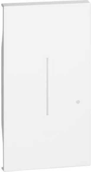 BTicino Cover Illuminabile  Living Now Per Interruttore/dimmer 2 Moduli - Bianco Kw33m2